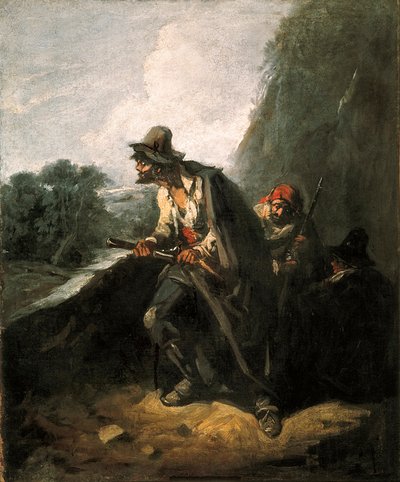 "قطاع الطرق" (الرسم) بواسطة Eugenio Lucas y Padilla