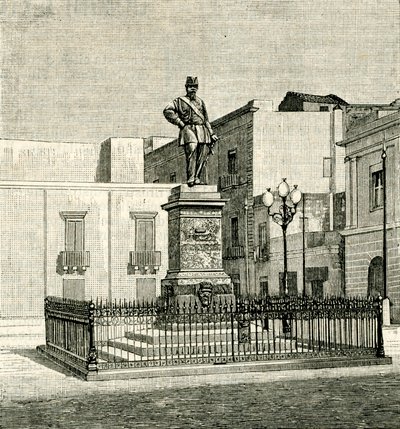 نصب تذكاري لفيتوريو إيمانويل الثاني (1820-1878) ، بواسطة أوجينيو ماكناني (1852-1930) ، ليتشي ، بوليا ، إيطاليا بواسطة أوجينيو ماكاغناني
