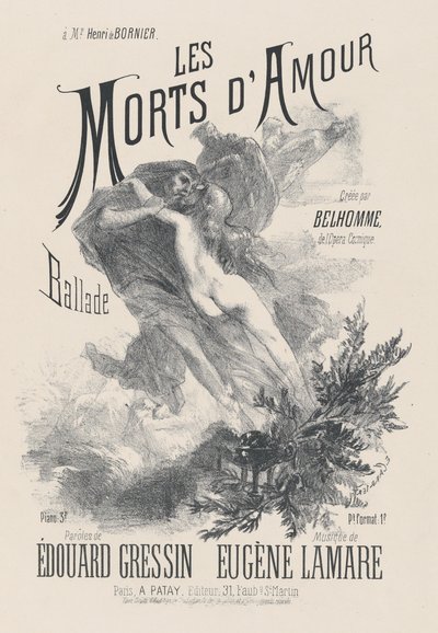 موتى الحب ، كاليفورنيا. 1885. بواسطة يوجين كاريير