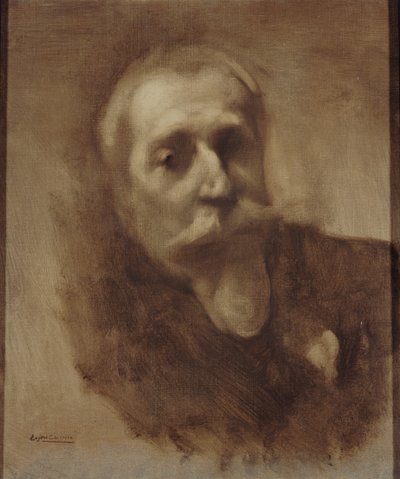 صورة للشاعر والصحفي والروائي أناتول فرانس 1844-1924 ، ج. 1900. بواسطة يوجين كاريير
