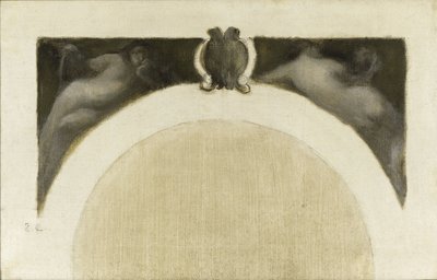 رسم تخطيطي لصالون العلوم في فندق فيل دي فيل دي باريس: لا فيزيك - لا كيمي، بين عامي 1889 و1891 (زيت على قماش) بواسطة يوجين كاريير