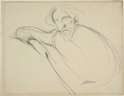 دراسة ألفونس دوديت بواسطة Eugène Carrière