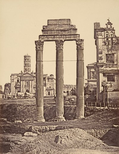 أنقاض المنتدى ، 1848-1852. بواسطة يوجين كونستانت