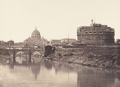 منظر لقلعة سانت أنجيلو. س. بيترو ، 1848-52. بواسطة يوجين كونستانت