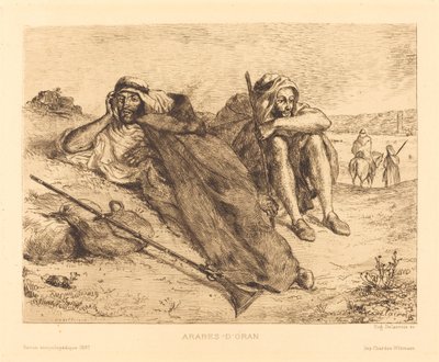 عرب وهران 1833. بواسطة يوجين ديلاكروا