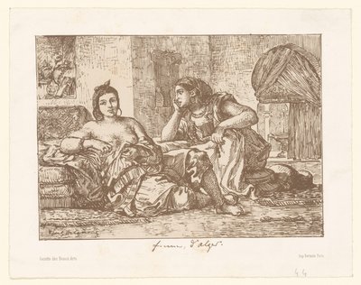 امرأتان جزائريات جالسات Femmes d