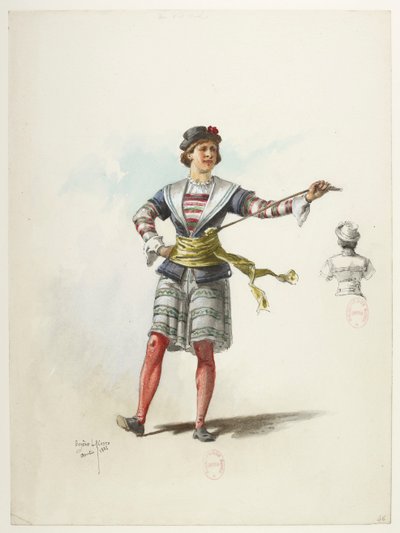 Btv1b8455858104 46 - سانت ساين - هنري الثامن - موديلات أزياء - لاكوست - 46 أزياء بواسطة يوجين لاكوست