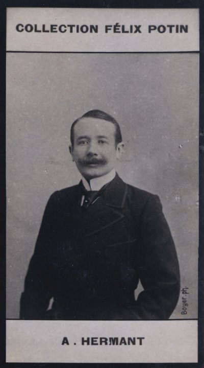 Abel Hermant (1862) (b/w photo) بواسطة المصور الأوروبي