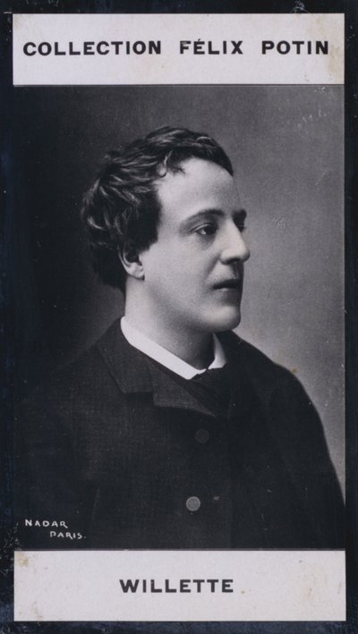 Adolphe Willette (1857) (صورة b / w) بواسطة المصور الأوروبي