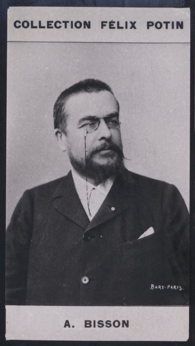 Alexandre Bisson (1848) (b/w photo) بواسطة المصور الأوروبي