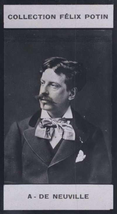 Alphonse de Neuville (1836-1885) (b/w photo) بواسطة المصور الأوروبي