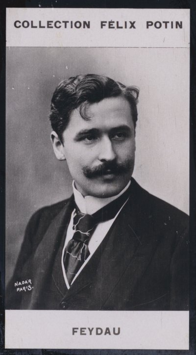 Georges Feydeau (1863) (b/w photo) بواسطة المصور الأوروبي