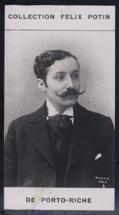 Georges de Porto-Riche (1849) (b/w photo) بواسطة المصور الأوروبي