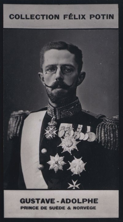 غوستاف ، الأمير Royal De Suede Et Norvege (1858) (b / w photo) بواسطة المصور الأوروبي