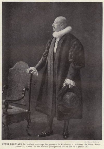 Henri Bruchard (b/w photo) بواسطة المصور الأوروبي