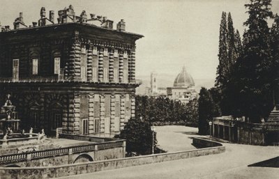 Italy, Florence, Pitti Palace (b/w photo) بواسطة المصور الأوروبي