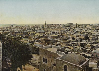 القدس من الشمال بواسطة المصور الأوروبي