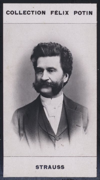 Johann Strauss (1825-1899) (b/w photo) بواسطة المصور الأوروبي