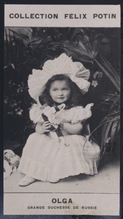 Olga, Grande-Duchesse De Russie (1895) (b/w photo) بواسطة المصور الأوروبي