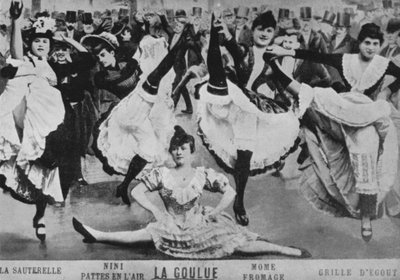 The Quadrille ، مولان روج (صورة b / w) بواسطة المصور الأوروبي