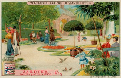 حديقة عامة من 1900s بواسطة المدرسة الأوروبية