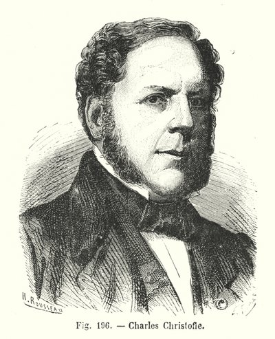 Charles Christofle (engraving) بواسطة المدرسة الأوروبية