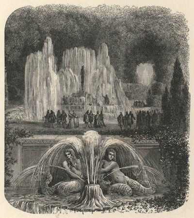 Eaux de Versailles (engraving) بواسطة المدرسة الأوروبية