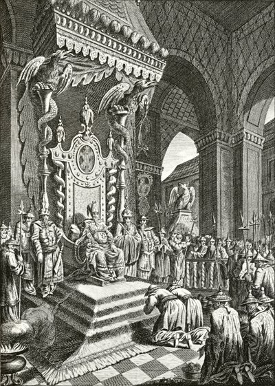 Emperor of China (engraving) بواسطة المدرسة الأوروبية