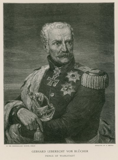 Gebhard Leberecht von Blucher ، أمير Wahlstadt بواسطة المدرسة الأوروبية