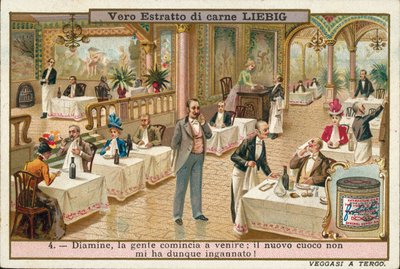 تحسن في حظوظ مطعم بعد تعيين طاهٍ جديد (كروموليثو) بواسطة المدرسة الأوروبية