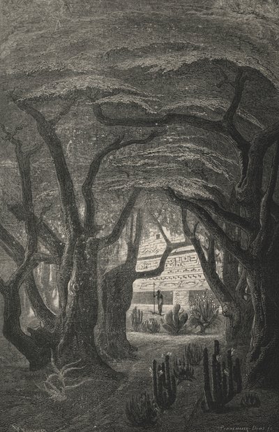 Jardins De Netzahuatlcoyotzin (نقش) بواسطة المدرسة الأوروبية