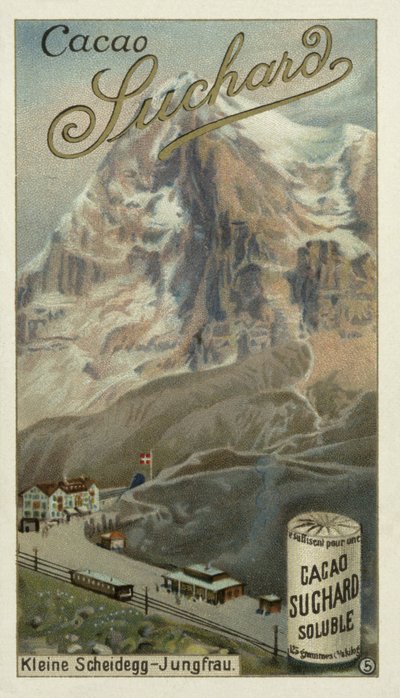سكة حديد Jungfraubahn ، سويسرا بواسطة المدرسة الأوروبية