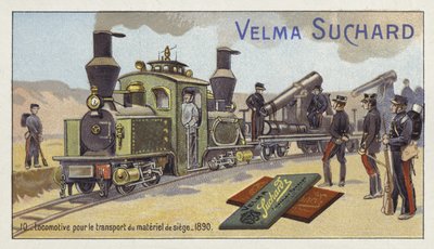 قاطرة لنقل أسلحة الحصار 1890 بواسطة المدرسة الأوروبية