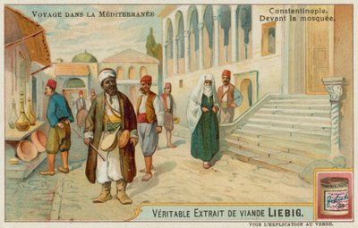 خارج المسجد في اسطنبول بواسطة المدرسة الأوروبية