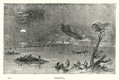 Presburg (engraving) بواسطة المدرسة الأوروبية