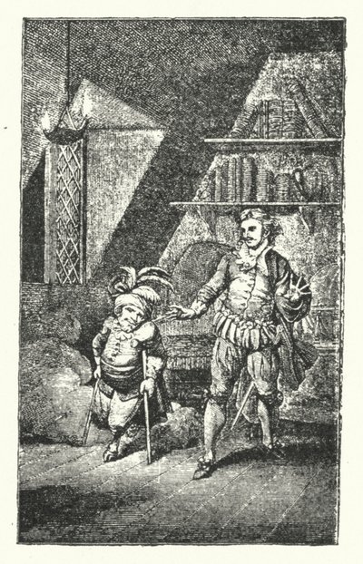 مشهد من Der krumme Teufel (The Limping Devil) ، أول أوبرا لجوزيف هايدن (نقش) بواسطة المدرسة الأوروبية