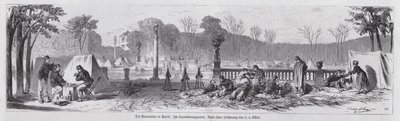 Scene in the Jardin du Luxembourg under the Paris Commune بواسطة المدرسة الأوروبية