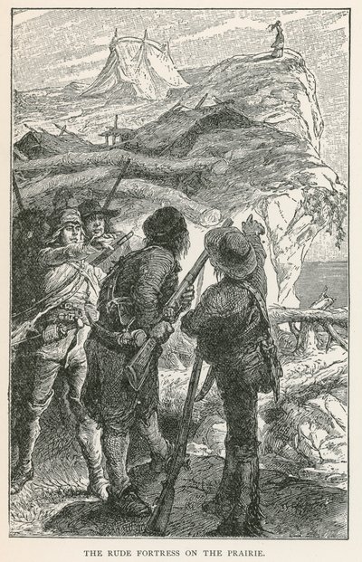 القلعة الوقحة في البراري (نقش) بواسطة المدرسة الأوروبية