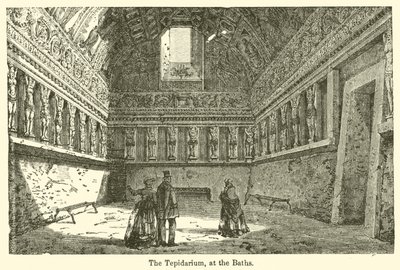 The Tepidarium ، في الحمامات (نقش) بواسطة المدرسة الأوروبية