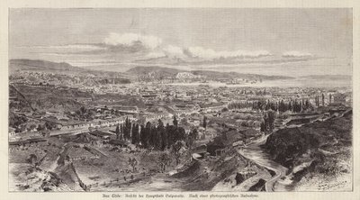 View of Valparaiso, Chile (engraving) بواسطة المدرسة الأوروبية