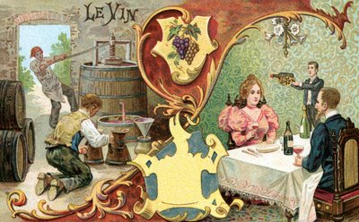 نبيذ ، 1899 بواسطة المدرسة الأوروبية