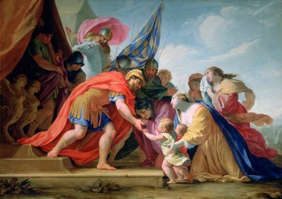 "Volumnie and Véturie أمام Coriolan" ، 1638-1639 بواسطة الصوت