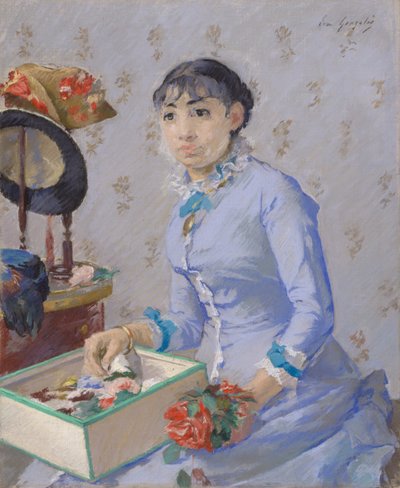 The Milliner ، c.1877 بواسطة إيفا جونزاليس