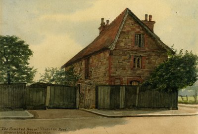 البيت المسكون ، طريق ثورنتون ، 1920 مرحاض على ورق بواسطة Evacustes Arthur Phipson