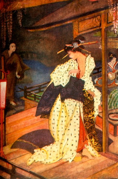 "كيو والكاهن" ، 1912. بواسطة إيفلين بول
