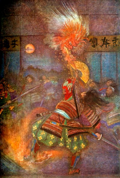 "رايكو يذبح عفريت أويياما" ، 1912. بواسطة إيفلين بول