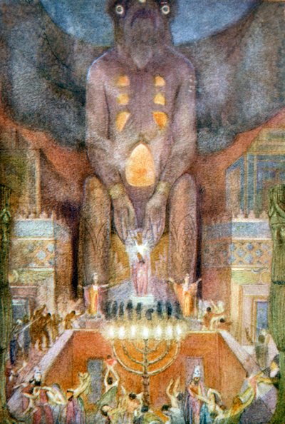 "التضحية لبيل" ، 1916. بواسطة إيفلين بول