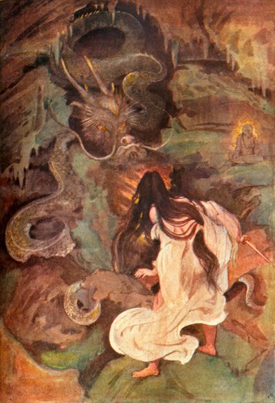 "Tokoyo and the Sea Serpent" ، ١٩١٢. بواسطة إيفلين بول