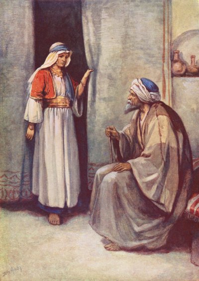 إليشع الزائر (طباعة حجرية ملونة) بواسطة إيفلين ستيوارت هاردي