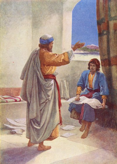 تيموثاوس الذي ساعد بولس (ليثو ملون) بواسطة إيفلين ستيوارت هاردي